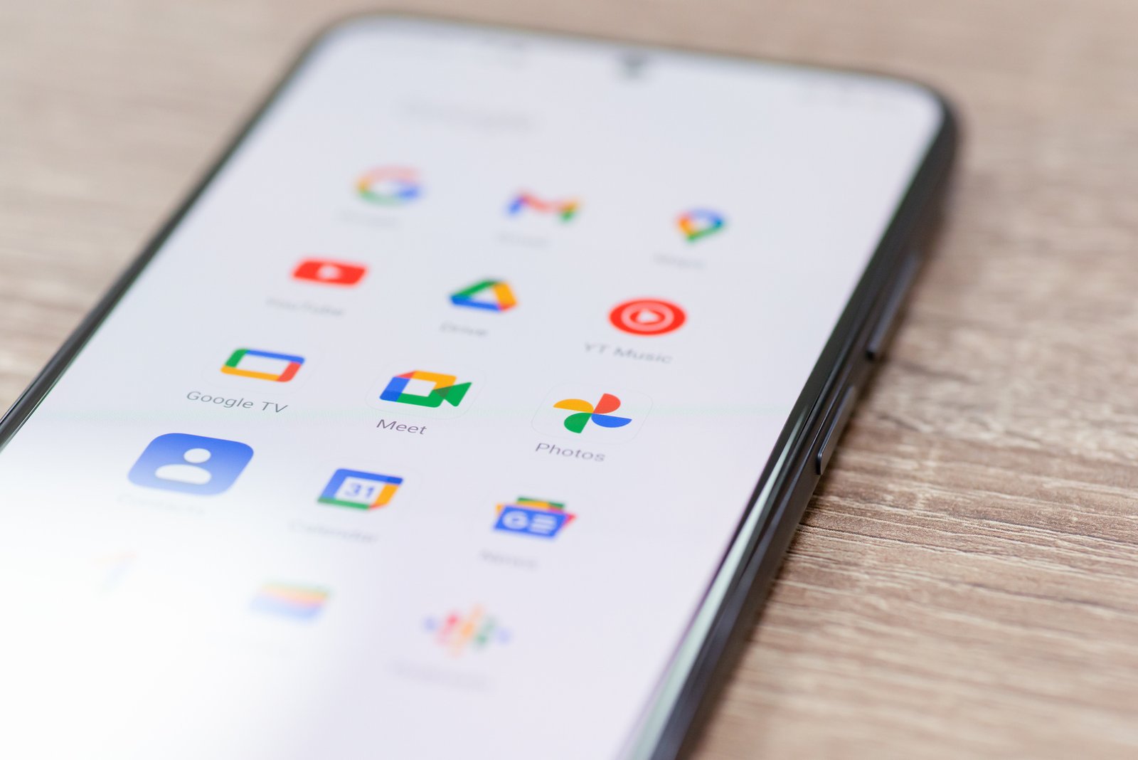 Screen of smartphone